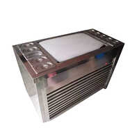 Ss Cold Stone Ice Cream Making Machine - 1.5 Meter, Silver Color | R404a Refrigerant, 25kg Weight, 380 Volt Power