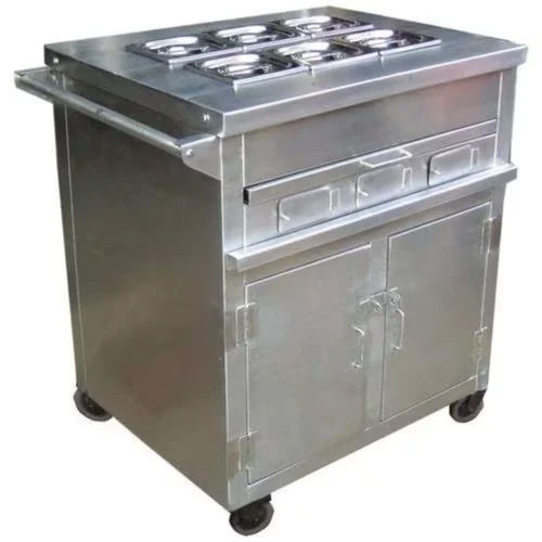 Hot Food Serving Trolley