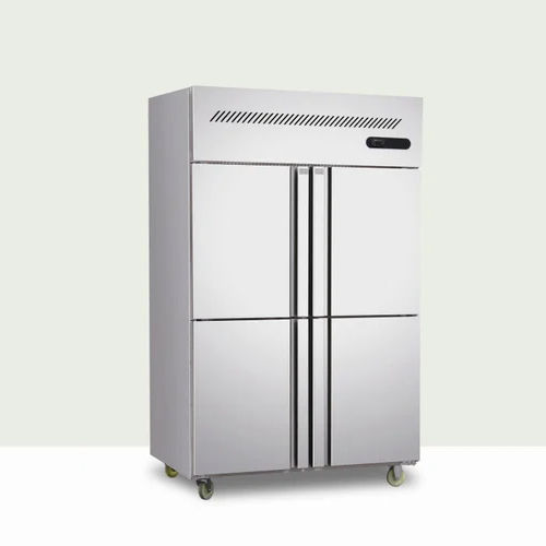 Ss Four Door Chiller Commercial Refrigerator - Color: Silver