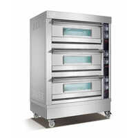 Electric Three Deck Oven - Color: Silver