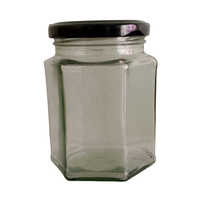 Hexagonal Jar - Material: Glass
