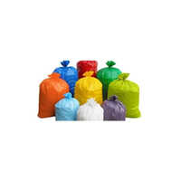 Ldpe Garbage Bags - Medium Size 25x30 Inches | Durable Plastic, Multicolor Design With Tie-up Closure For Secure Garbage Disposal