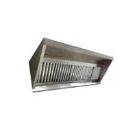 Stainless Steel Exhaust Hood - 220 Volt Power Efficiency | Ideal For Hotel Kitchens, Hygienic Air Quality Management