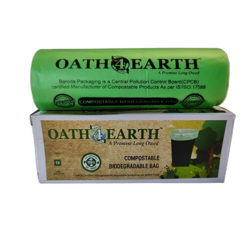 Oath 4 Earth Compostable Biodegradable Garbage Bag - Color: Green