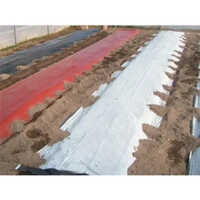 Black And Silver Mulch Film - Size: Different Size