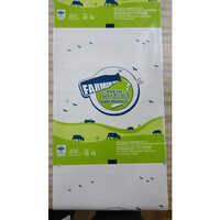 Milk Packaging Pouch - Pet Material, Different Sizes, White Color, Rectangular Shape, Industrial Grade, Warranty Included