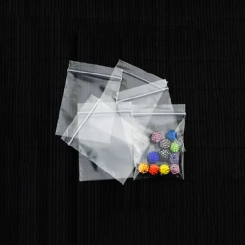 Plain Zipper Pouches - Color: Transparent