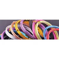 Coloured Aluminum Wires - High-quality Al Material, Various Size Options, Vibrant Multicolor Shades, Hard And Durable Design, Warranty Included