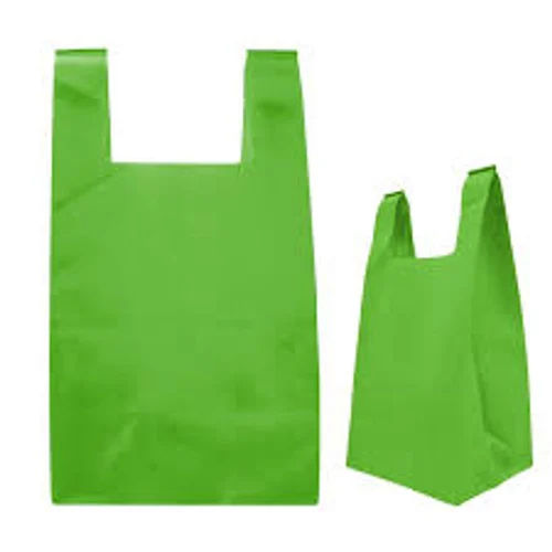 Biodegradable T Shirt Bags - Color: Green