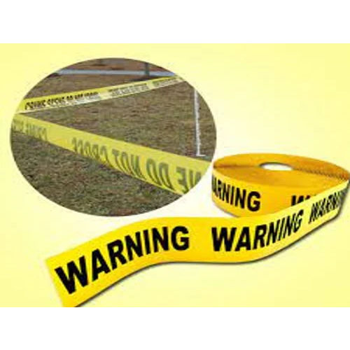 Safety Warning Tape - Color: Yellow