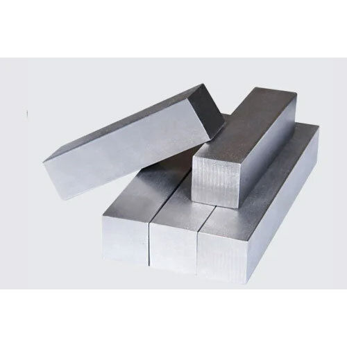 Titanium Grade 1 Square Bar - Color: Silver