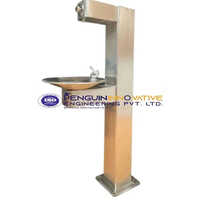 Floor Mount Drinking Fountain And Bottle Filler - Feature: Smooth Finishing