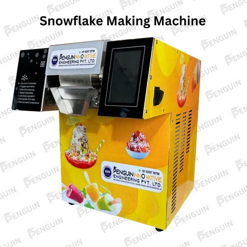 Electric Snow Ice Flake Machine - Color: Yellow & Black