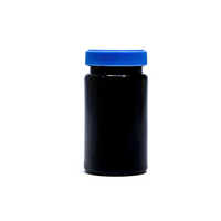 Pharma Plastic Bottles - High-quality Plastic Material , Easy Open End Sealing Type, Matte Black, Round Shape For Chemical Storage