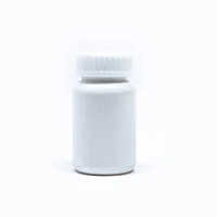 Crc Tablet Packing Bottle - Hdpe Material, 50 Ml Capacity, Stark White Color | Ideal For Storing Chemical Tablets, Round-shaped Design