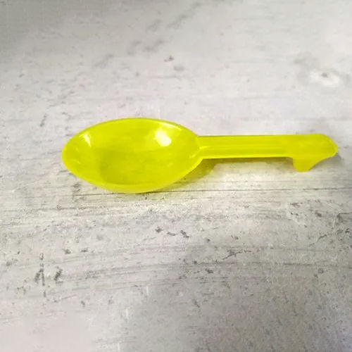 Yellow Plastic Spoon