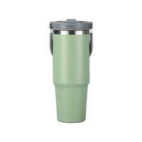 Hulk Tumbler - 900 ml Stanley Tumbler with hook and sipper straw. Hot & Cold Double walled.