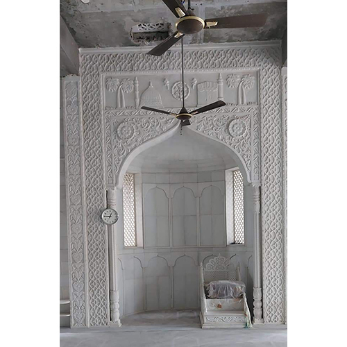 Indoor Square Marble Qibla
