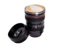 Mitsico Super Classic Camera Lens Shaped Coffee Mug With Lid, Steel Insulated Gifting Idea