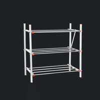 Stainless Steel Multipurpose Shoe Rack - Color: Different Available
