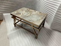 SS Center table with marble