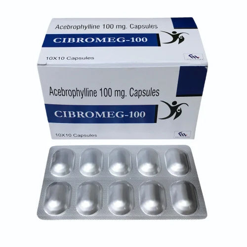 100Mg Acebrophylline Capsule - Drug Type: General Medicines