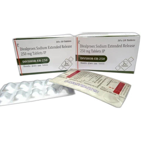 250mg Divalproex Sodium Extended Release Tablets