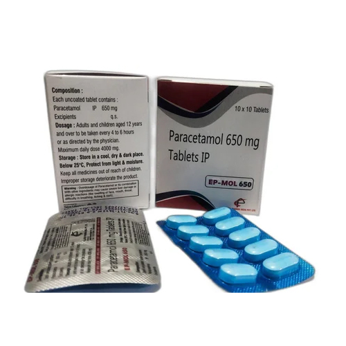 650mg Paracetamol Tablet