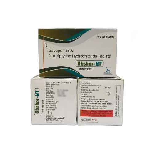 Gabapentin And Nortriptyline Hydrochloride Tablets