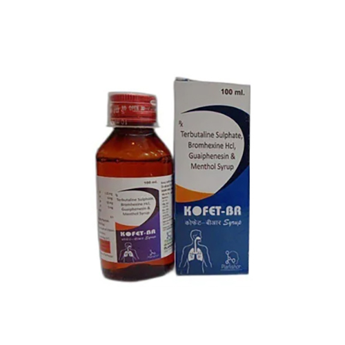 100ml Terbutaline Sulphate Bromhexine HCL Guaiphenesin And Menthol Syrup