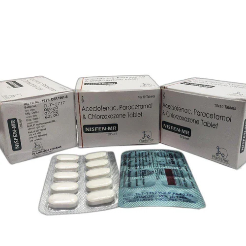 Aceclofenac Paracetamol And Chlorzoxazone Tablet