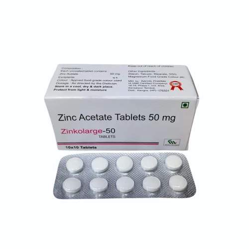 50mg Zinc Acetate Tablet