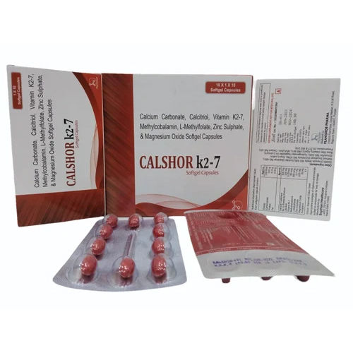 Calcium Carbonate Calcitriol Calcium With Vitamin K2-7 Megnesium Oxide Softgel Capsules - Drug Type: General Medicines