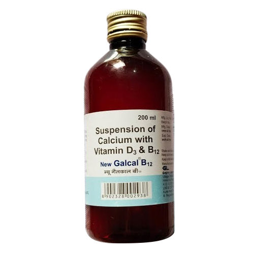 Calcium Carbonate Vitamin D3 And Vitamin B12 Suspension - Dosage Form: Syrup