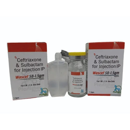 1.5Gm Ceftriaxone And Sulbactam For Injection - Physical Form: Liquid