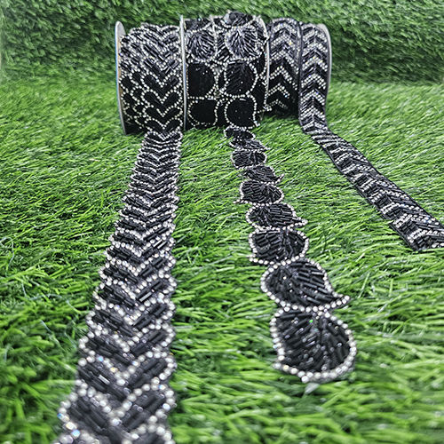 Modern Designer Laces - Color: Black