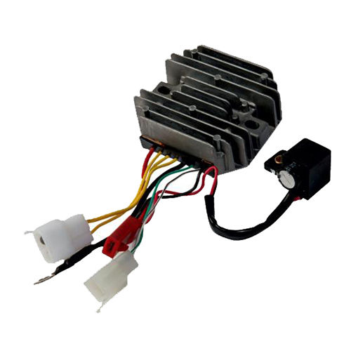 3 Wheeler 2 And 3W Regulator Rectifier - Color: Black