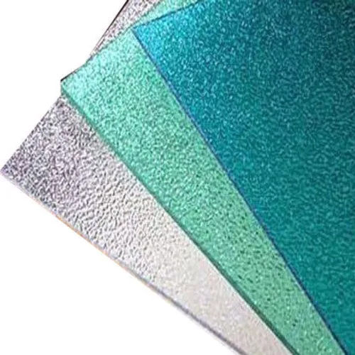 Embossed Polycarbonate Roofing Sheet - Shape: Rectangular