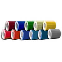 Galvalume Colored Coil - Galvalume Material, 0.30-1 Mm Thickness, 100-200 M Length, 1-1.5 Ft Width, Polished Surface Treatment, Warranty Included