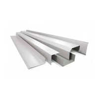 Galvalume Roof Corner Flashing - Galvalume Material, 3-4 Meters Long, 5-10 Micrometers Thick | Plain Design, Corrosion Resistant For High Humidity Areas