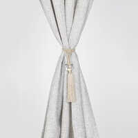 Metal Curtain Tieback - Color: White
