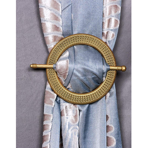 Texture Collection Circle Curtain Tieback - Color: As Per Requirement