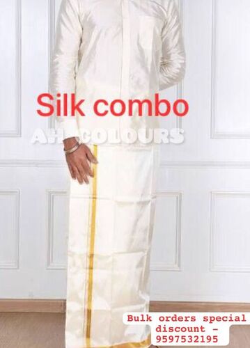 Silk Dothi Shirt combo