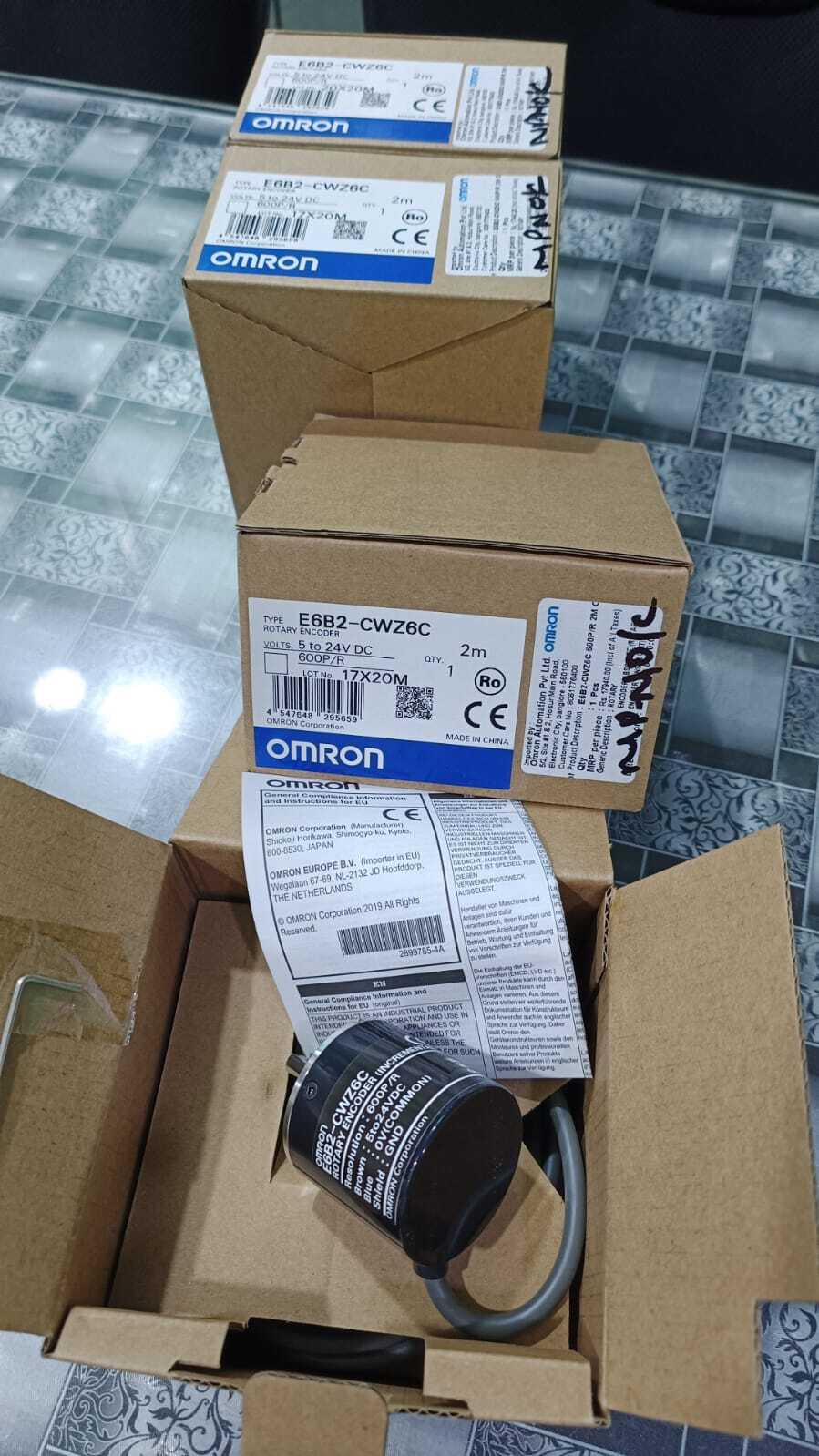 OMRON ROTARY ENCODER, E6B2-CWZ6C 600P/R