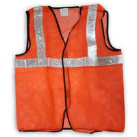 Orange Reflective Safety Vest - Features: Good Quality