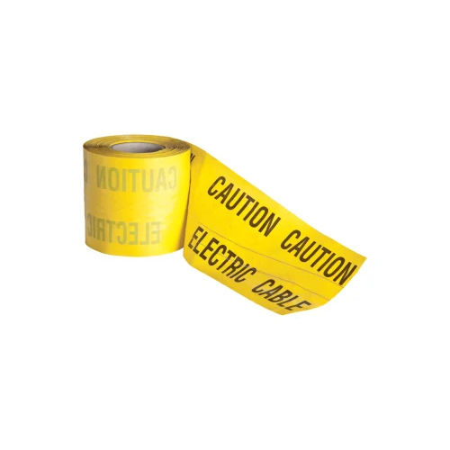 Electrical Cable Warning Tape - Color: Yellow