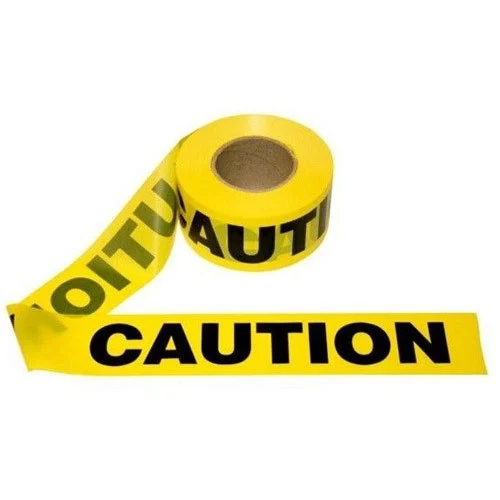 3 Inch Yelllow Caution Tape - Color: Yellow