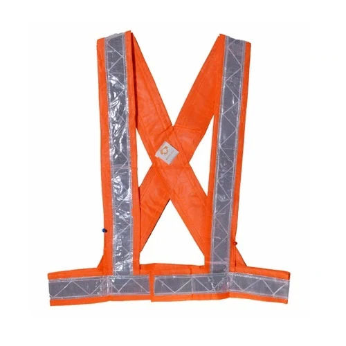 Orange Reflective Cross Belt - Gender: Unisex