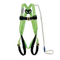 Industrial Harness Belt Set - High-quality Material, 2 Kg Weight, Green Color | Unisex Design, Reusable Safety Equipment For Industrial Use