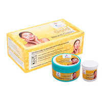 Gold Bleach Cream - Mineral-enriched Formula For Normal Skin  | Waterproof, Smooth Texture, Long-lasting Radiance For Face & Body